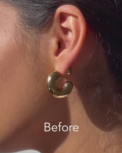 Snapklik.com : Most Secure Earring Back By Chrysmela Platinum Patented  Technology Automatically Fit And Lock All Types Of Earring Posts Replace  Screw Backs